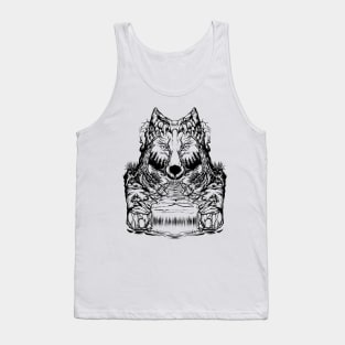 Wolf Spirit Lord Of The Forest Tank Top